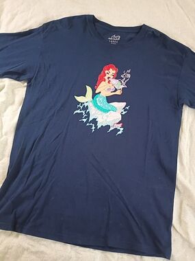 Lost Enterprises Smoking Little Mermaid Shirt